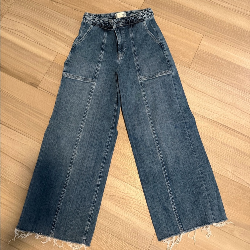 Frame Denim Dark Blue Flare Jeans